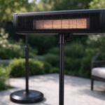 Close-up of the heater head grille and tilt joint